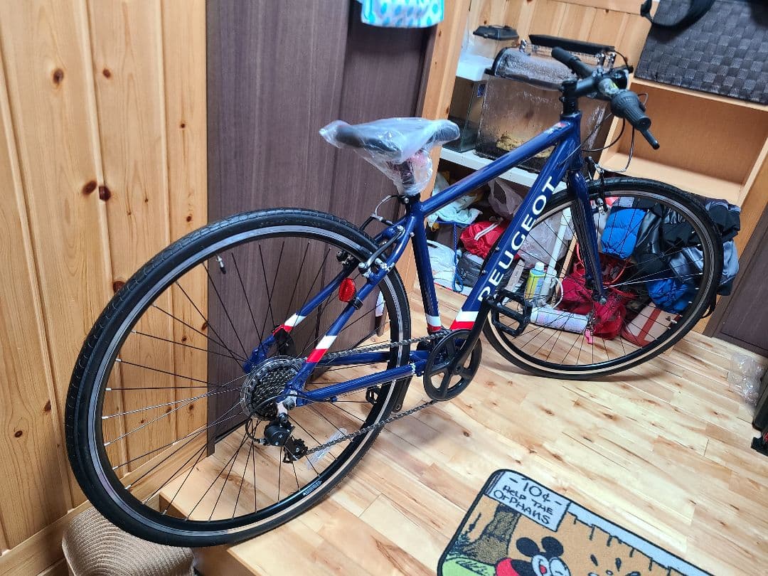 プジョー　クロスバイク　T13JP-S　ネイビー　タイヤ700X32C　手渡し