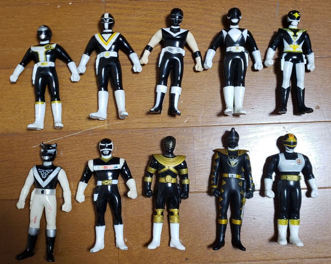 スーパー戦隊　ソフビフィギュアセット　85体セット　12～13cm