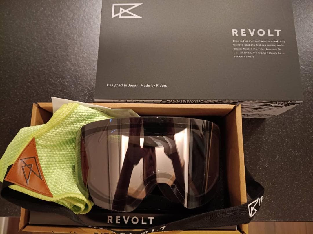 REVOLT フレームレスゴーグル Navy