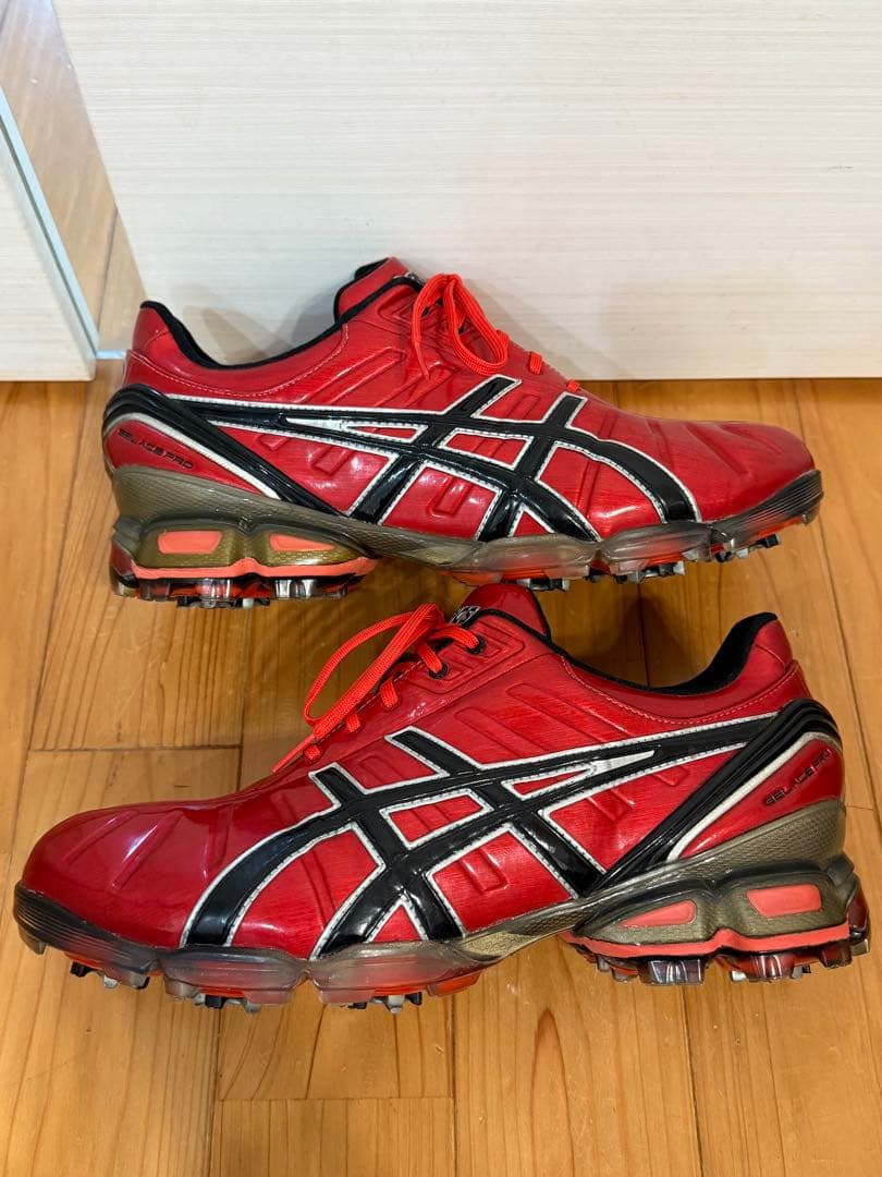 試着のみ　28㎝ アシックス ゲルエース エナメル　ゴルフ シューズ