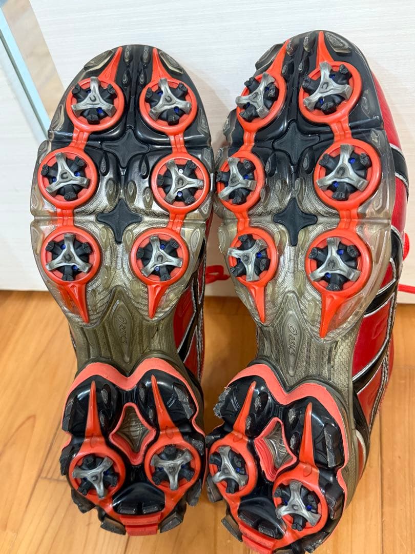 試着のみ　28㎝ アシックス ゲルエース エナメル　ゴルフ シューズ