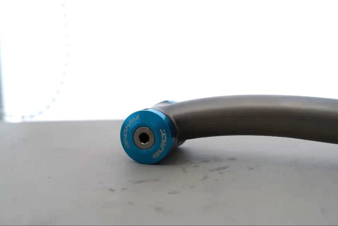 BINGHAM BUILT チタン ターコイズ 27.2 blue lug