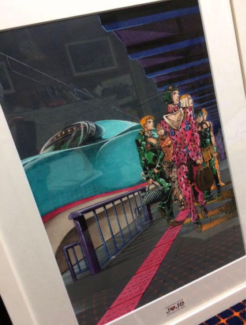 ジョジョ　複製原画　第5部　ブチャラティ　ジョルノ　はやぶさ　荒木飛呂彦