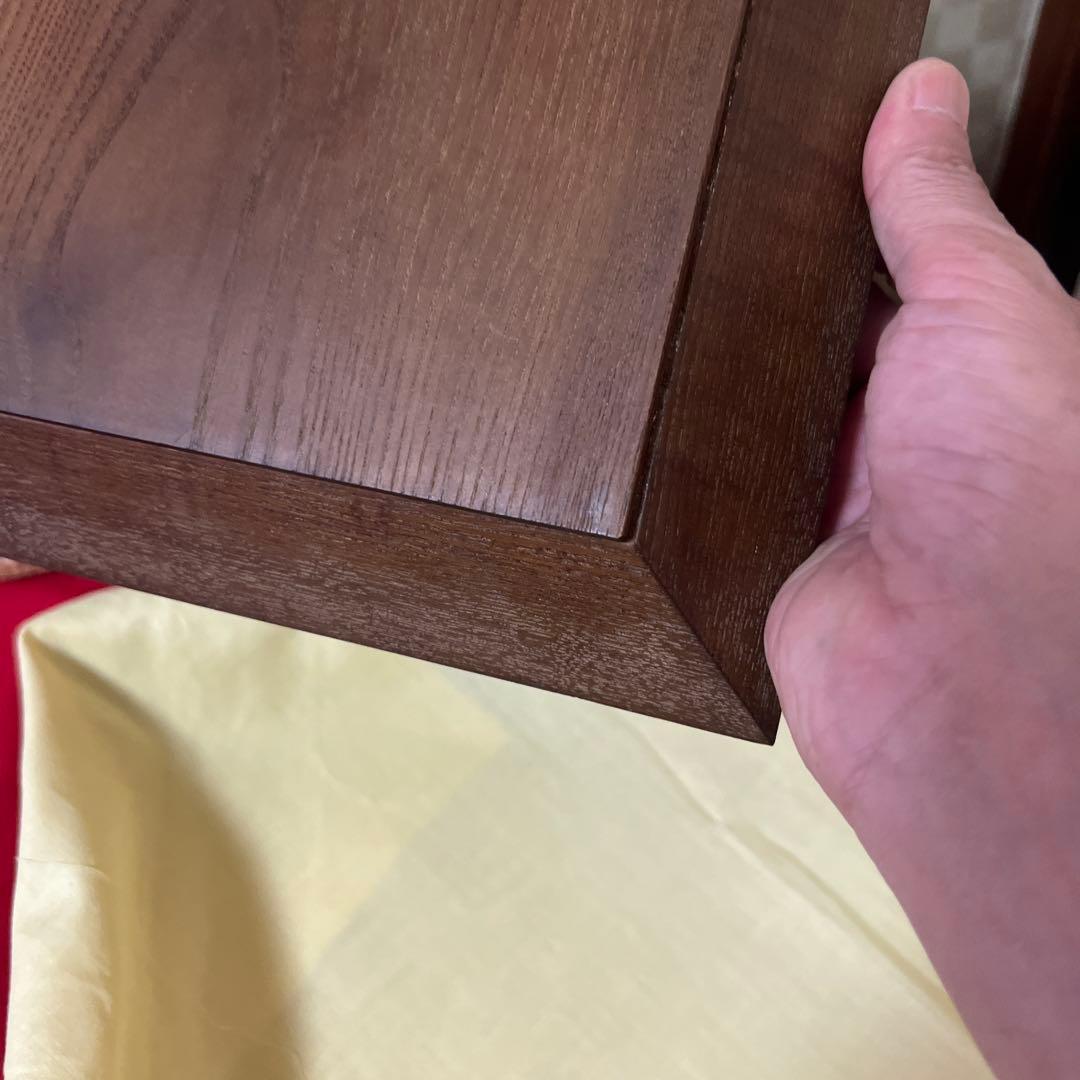 志野流松隠主 桑四方盆 香道具