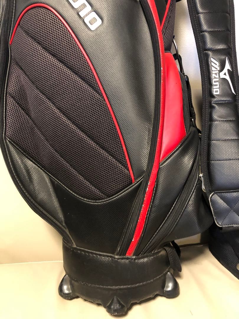 【送料込み】MIZUNO ミズノ　キャディバッグ　ゴルフバッグ　ブラック　メンズ