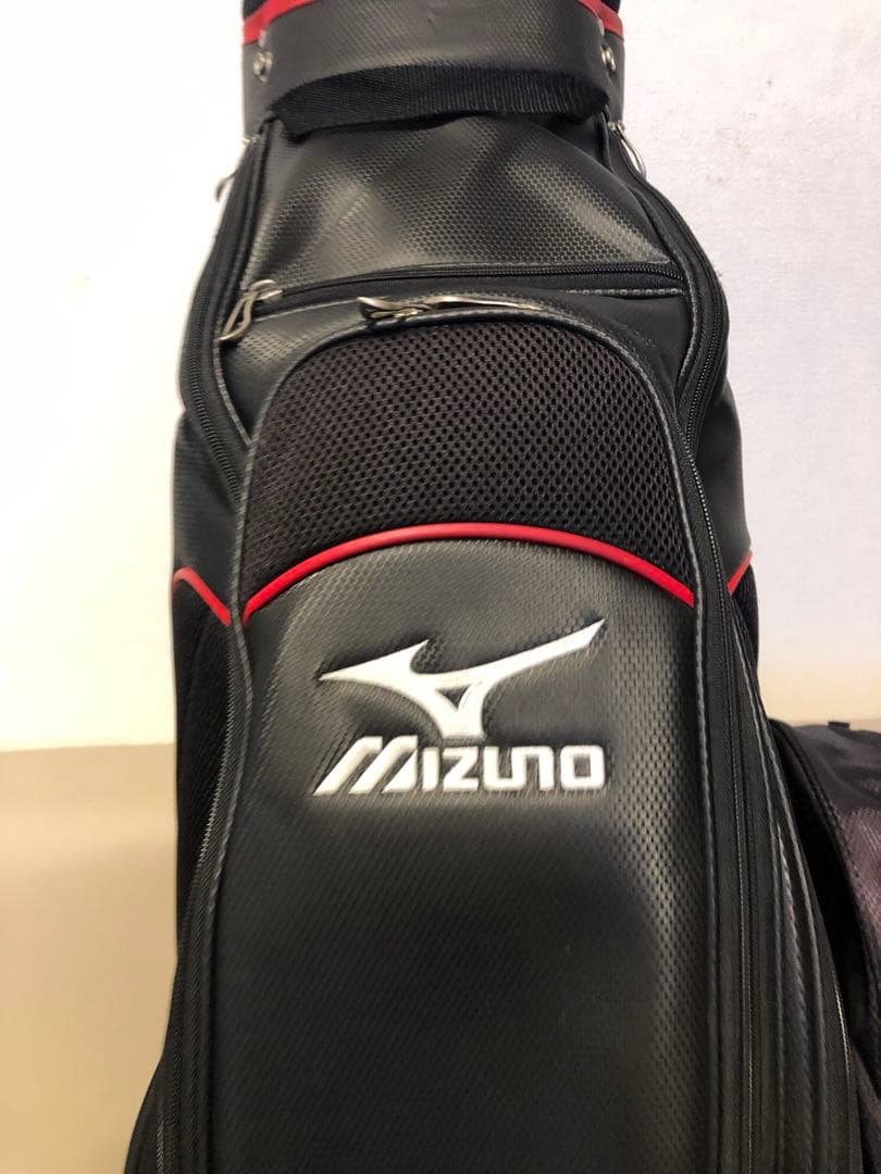 【送料込み】MIZUNO ミズノ　キャディバッグ　ゴルフバッグ　ブラック　メンズ