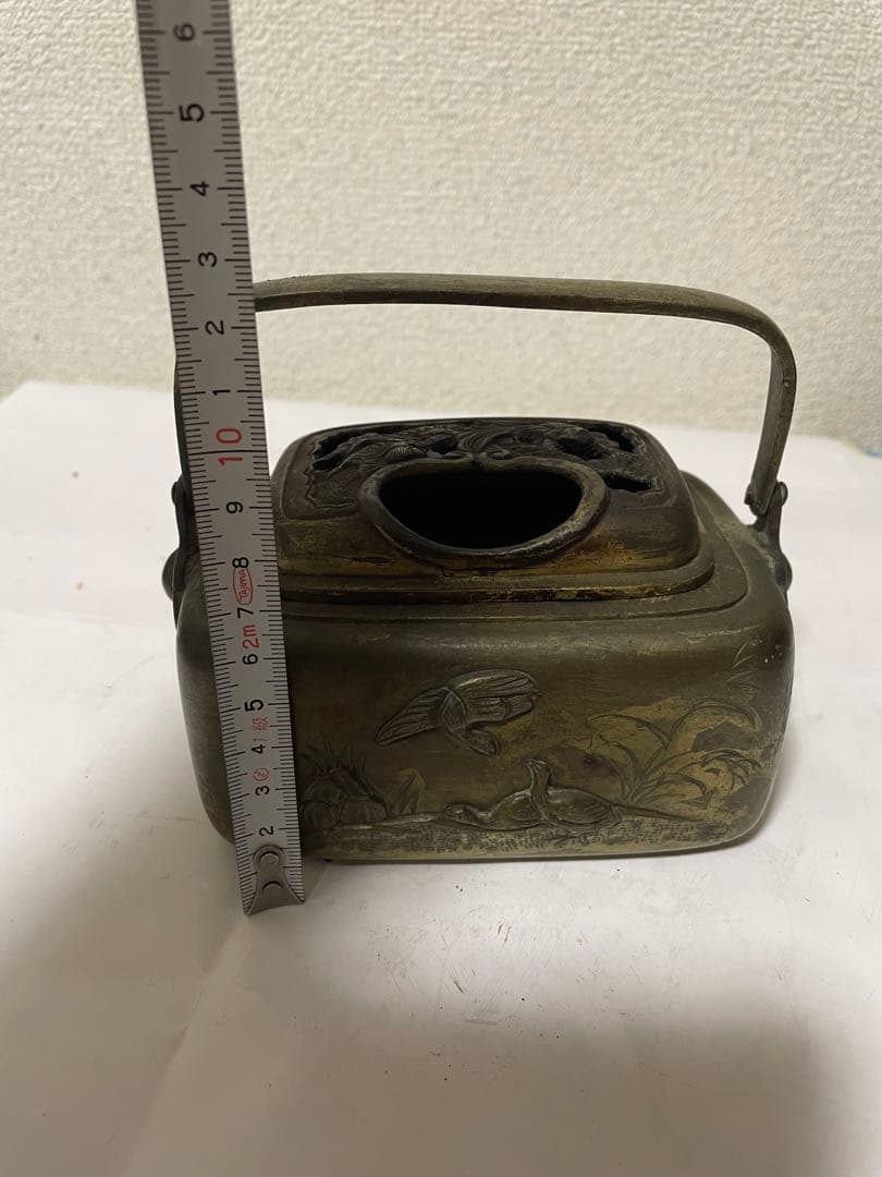 中国美術　銅手炉