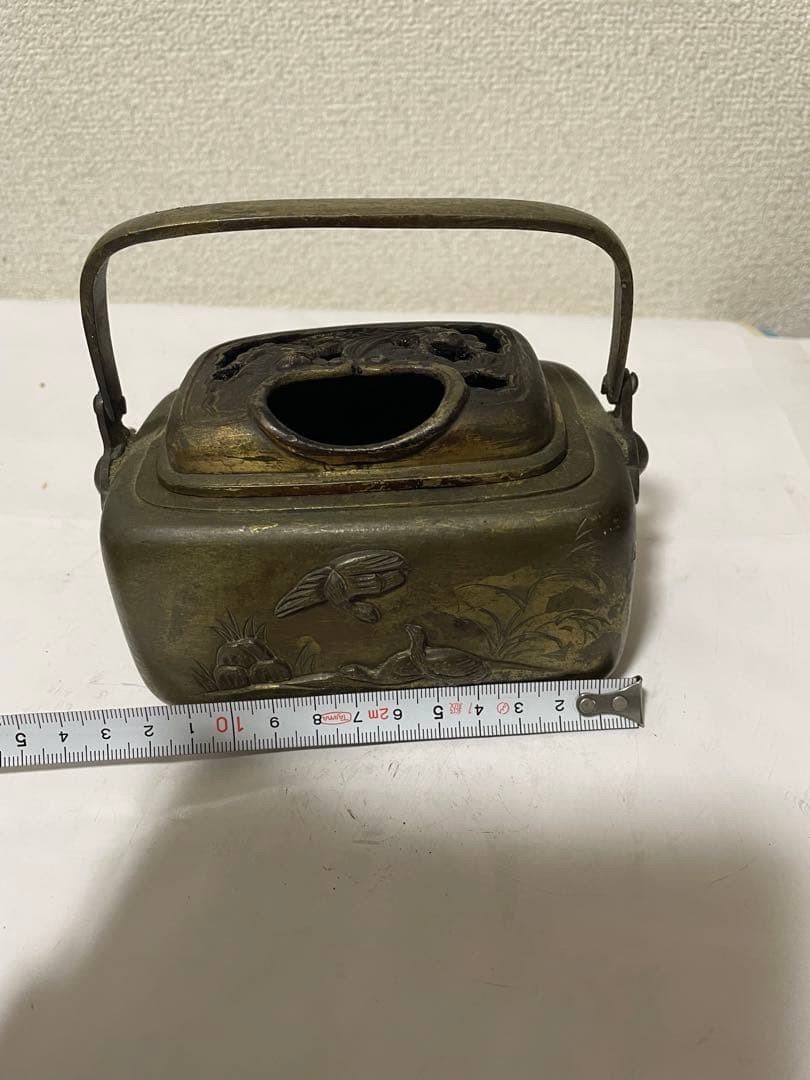 中国美術　銅手炉