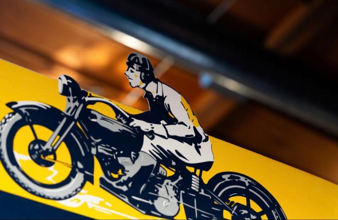 本物　未使用 GOODYEAR Motorcycle tires 琺瑯看板