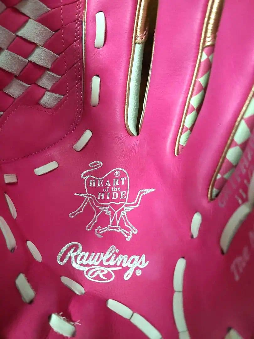 ※激レア　ローリングス　野球　グローブ　ピンク　軟式　内野　外野 オールラウンド