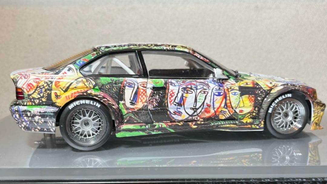 超レアモデル❗️ミニカー 1/18 ミニチャンプス  M3 アートカー
