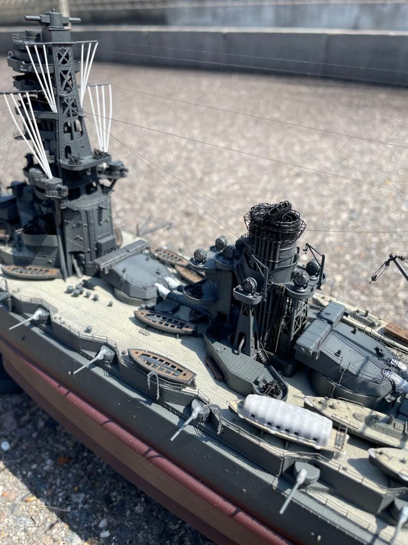 【完成塗装品】1/350フジミ戦艦 山城