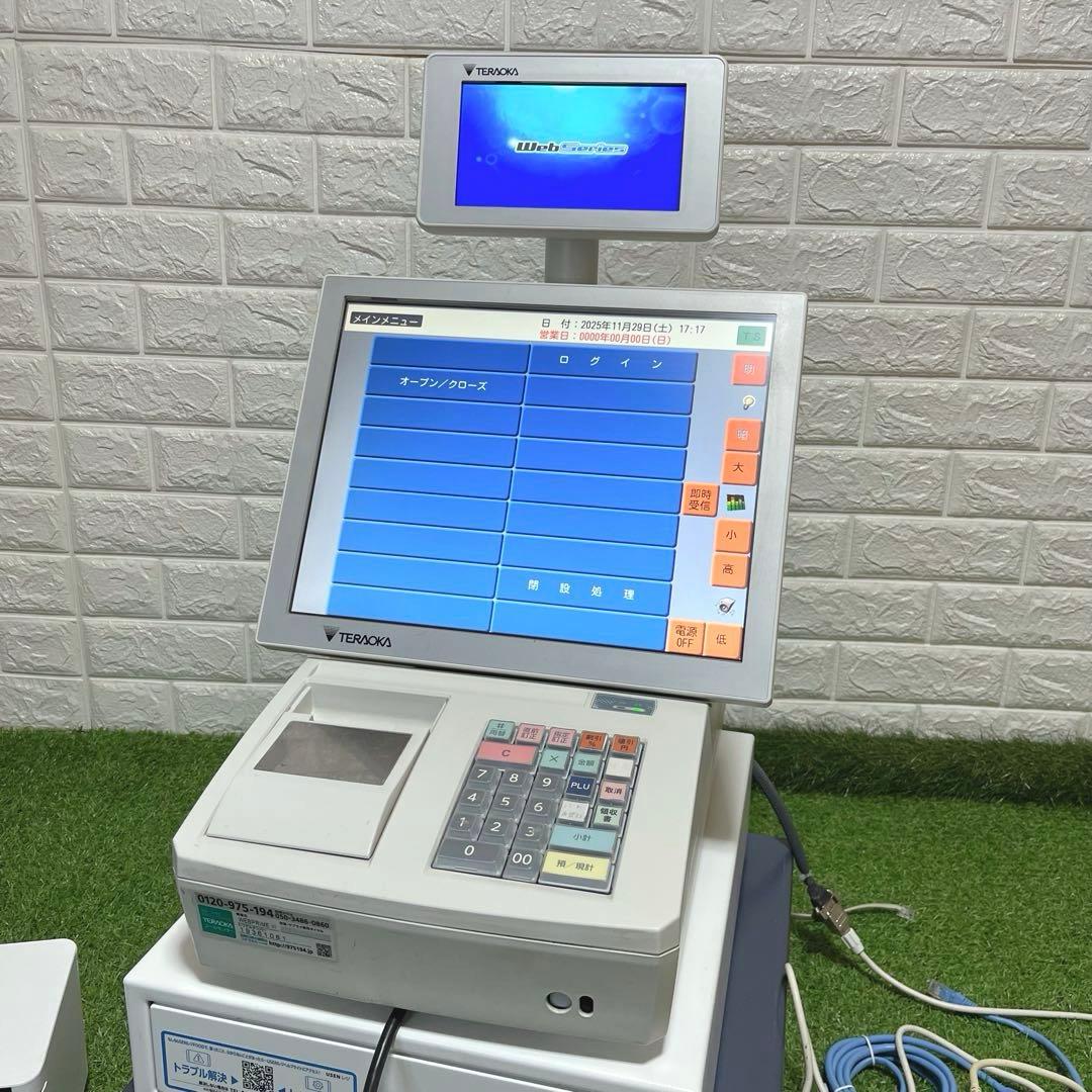 寺岡精工 TERAOKA web primeIII 卓上レジスタPOSまとめ売り