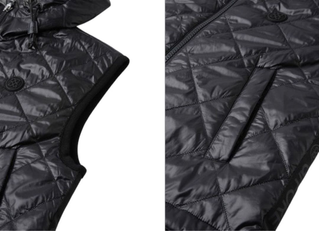 新品未使用新作G/FOREジーフォアレディースベスト sizeLブラック