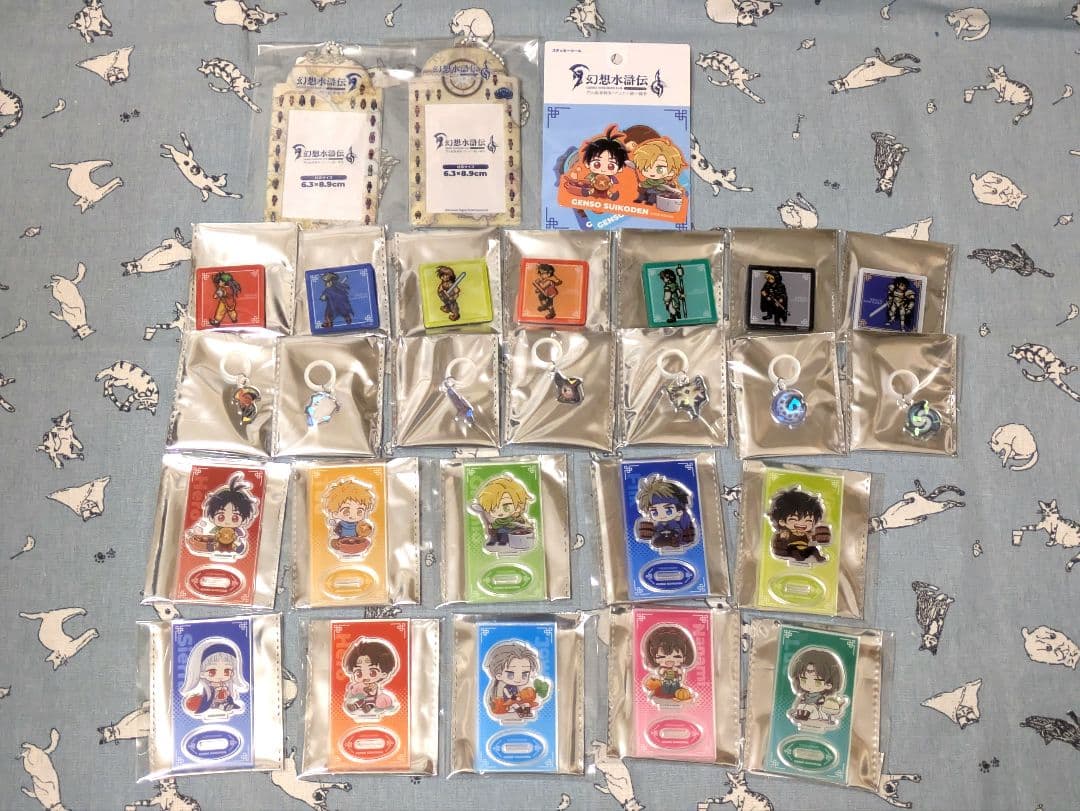 幻想水滸伝Ⅰ&Ⅱ セリアコラボ商品コンプリートセット