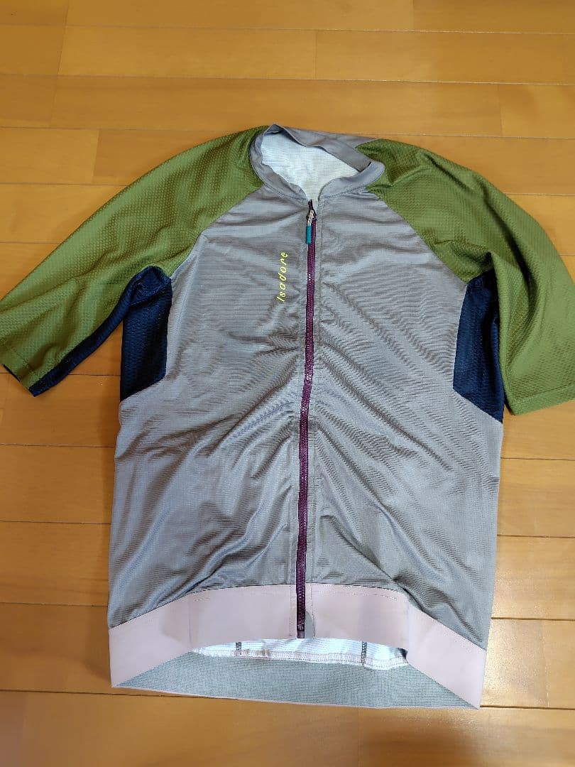 pedalore サイクルジャージ M グレー/グリーン/ネイビー