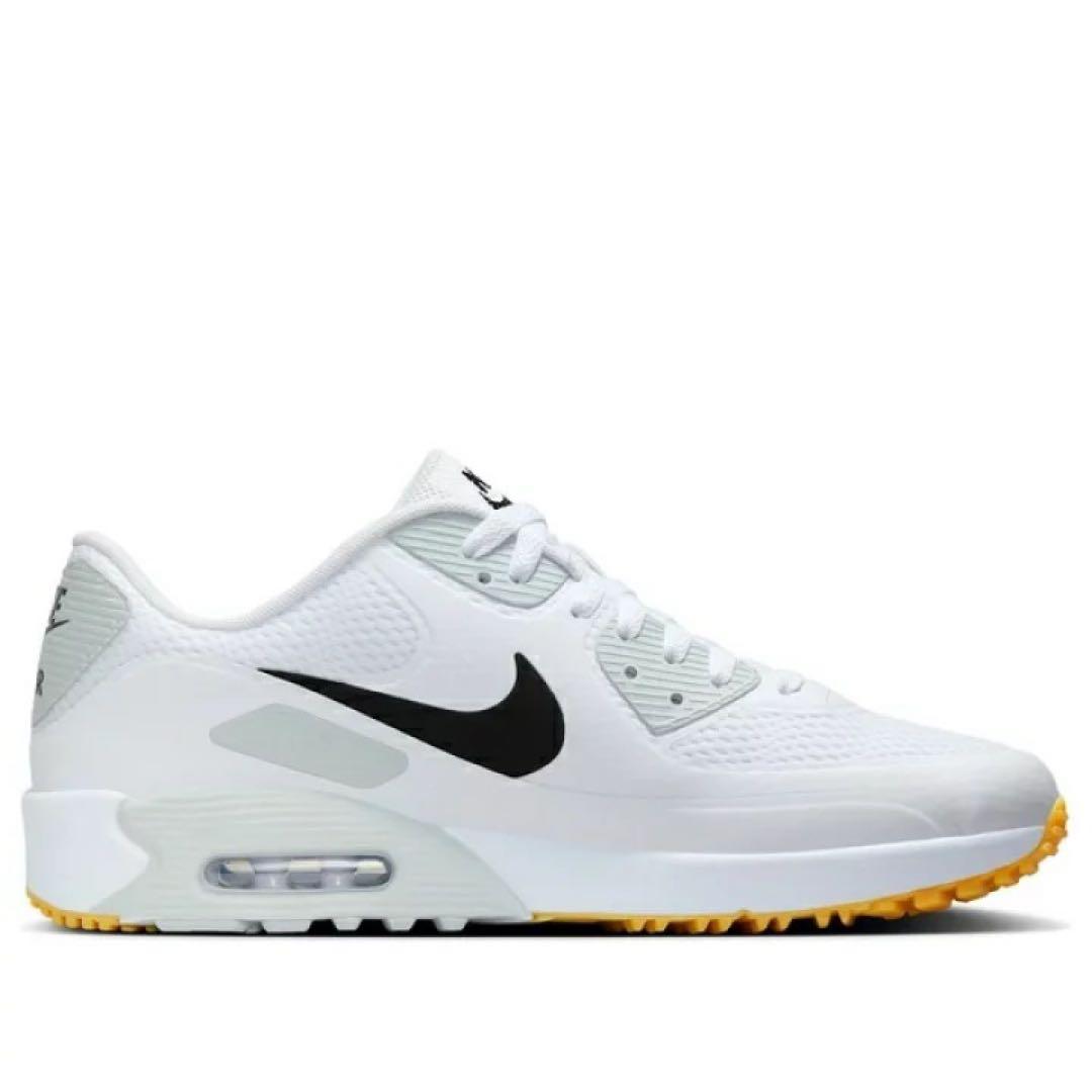 ナイキ ゴルフ 26.5cm エアマックス 90 シューズ スパイク 靴 白