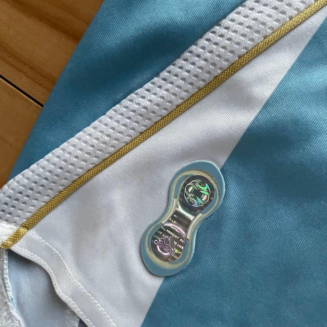 ★adidasアディダス06/07アルゼンチン代表半袖ユニフォーム2XOサイズ