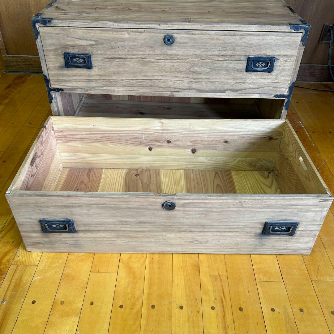 古箪笥 店舗什器 棚　a