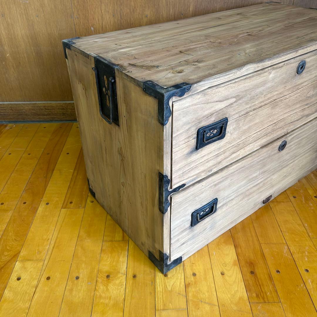 古箪笥 店舗什器 棚　a