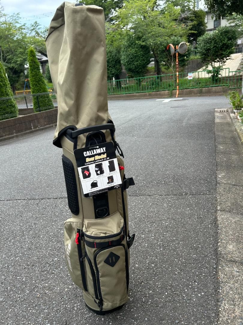 【新品未使用】CALLAWAY　Laidback 23 JM ゴルフバッグ