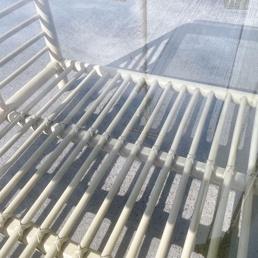 【良品】カサブランカ CADENZA カデンザ センターテーブル 高級 ラタン