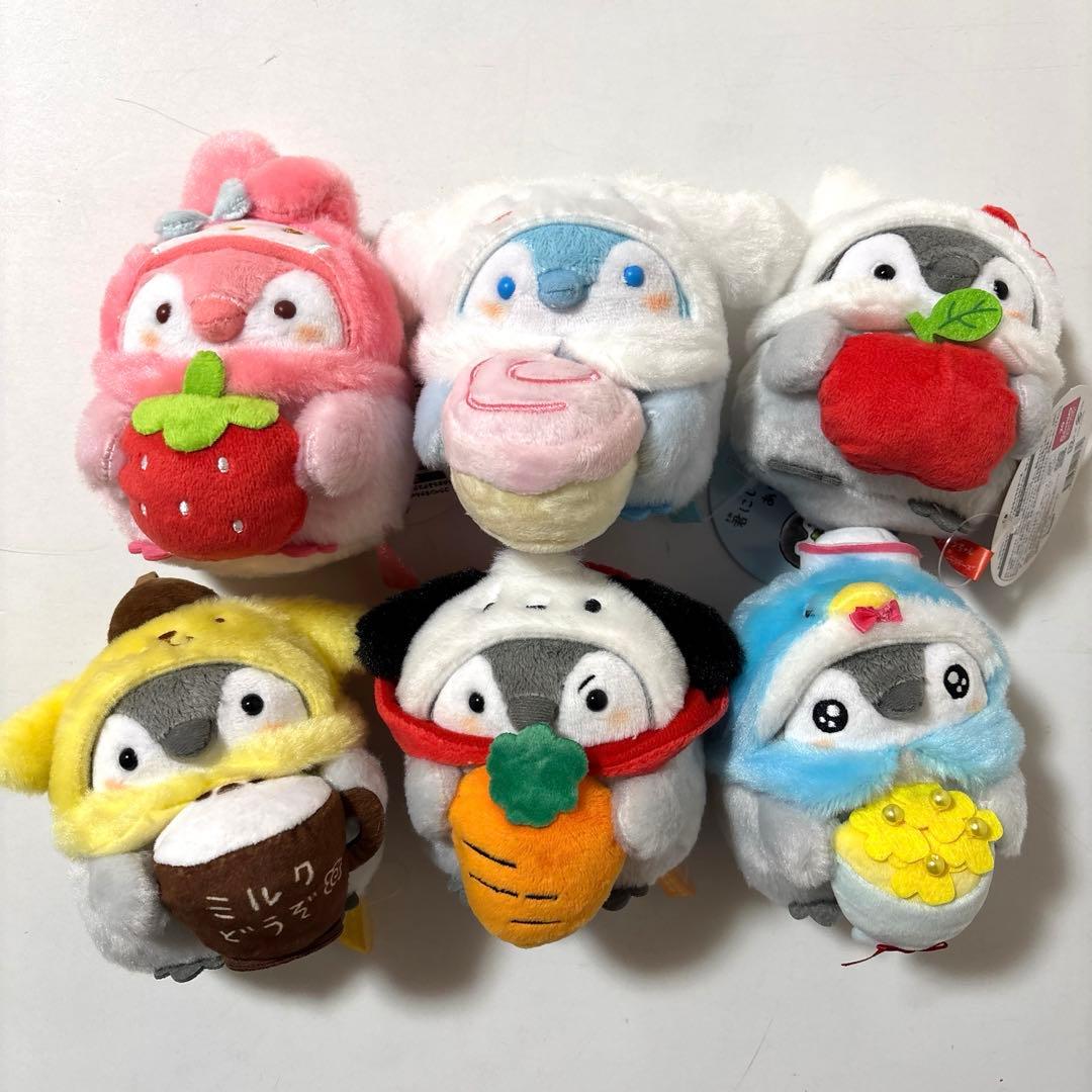 コウペンちゃん×サンリオキャラクターズ　きみをみまもるデスクトップぬいぐるみ