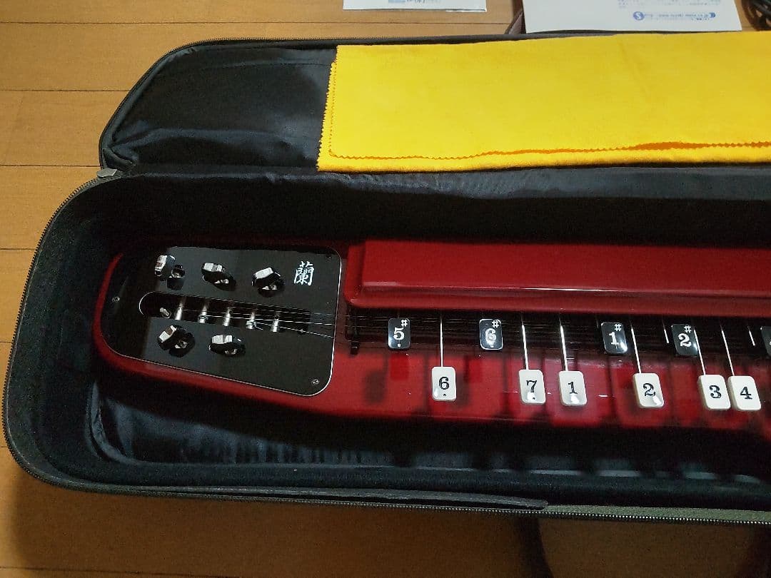 中古超美品　初心者　オール６点セット　❮　大正琴　蘭　他５点 ❯