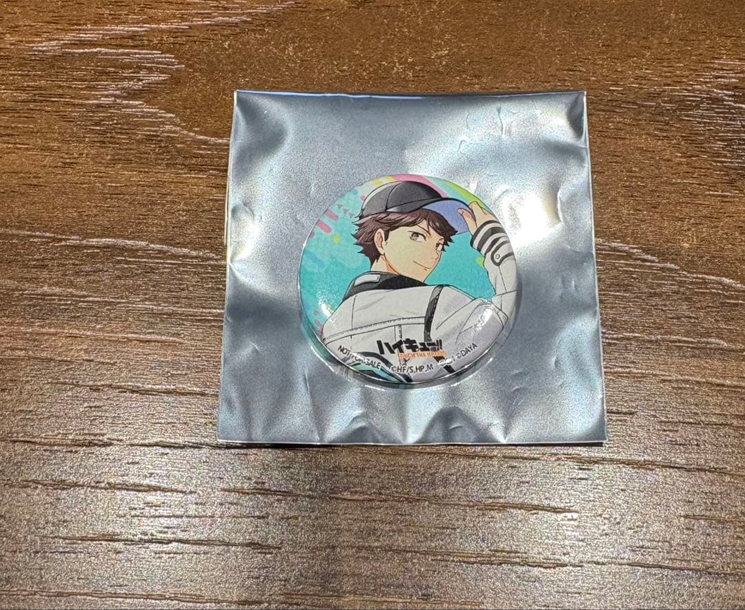 ハイキュー ファンパーク ハイドリ 缶バッジ 及川徹