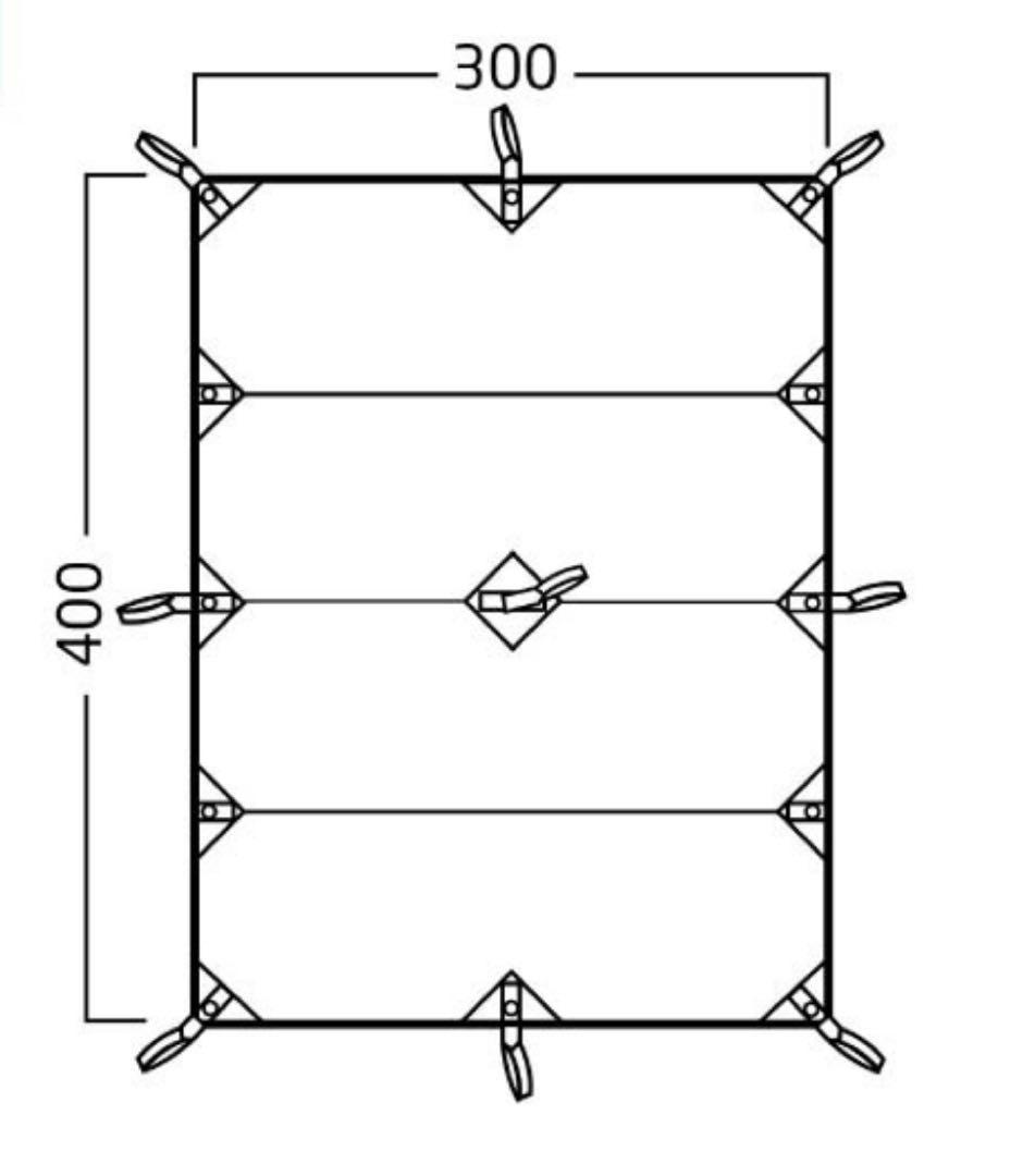 新品•未使用　ノルディスク Kari タープ 12