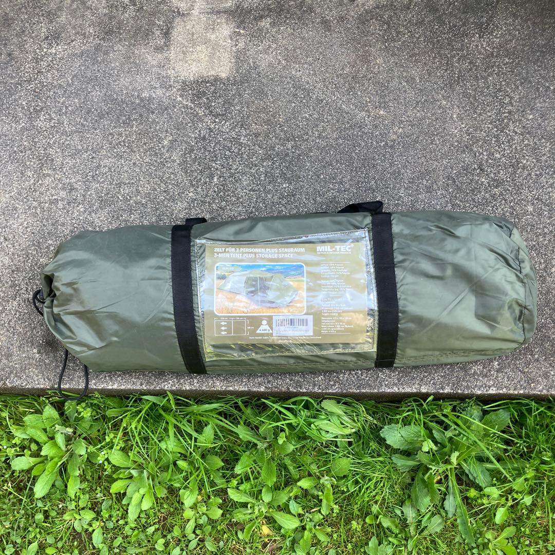 新品、未使用、未開封❗️ミルテック社（ドイツのメーカー) 3人用テント