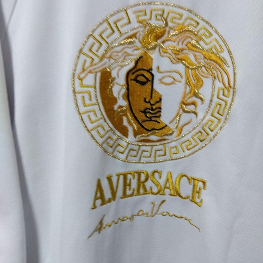 A.VERSACE メデューサ刺繍 ポロシャツ M
