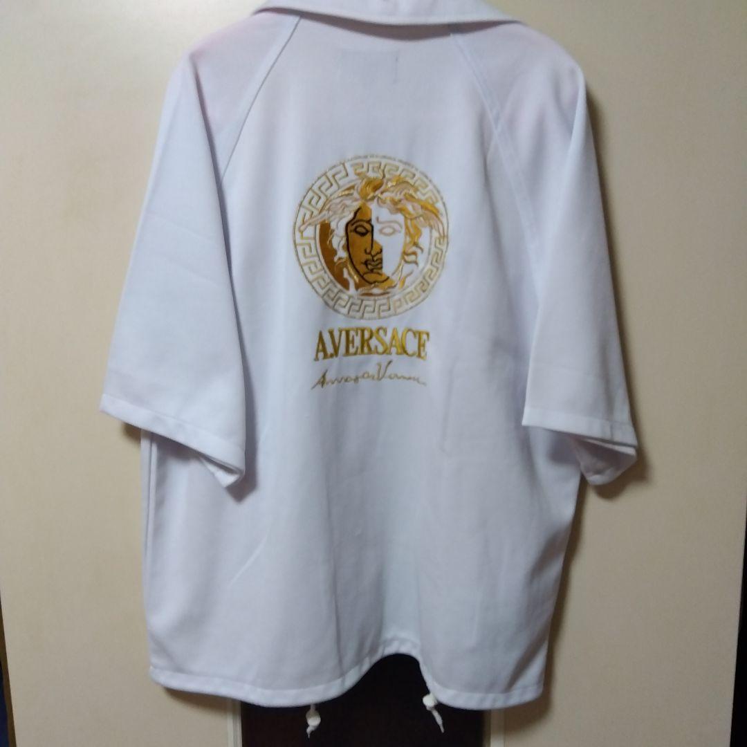 A.VERSACE メデューサ刺繍 ポロシャツ M