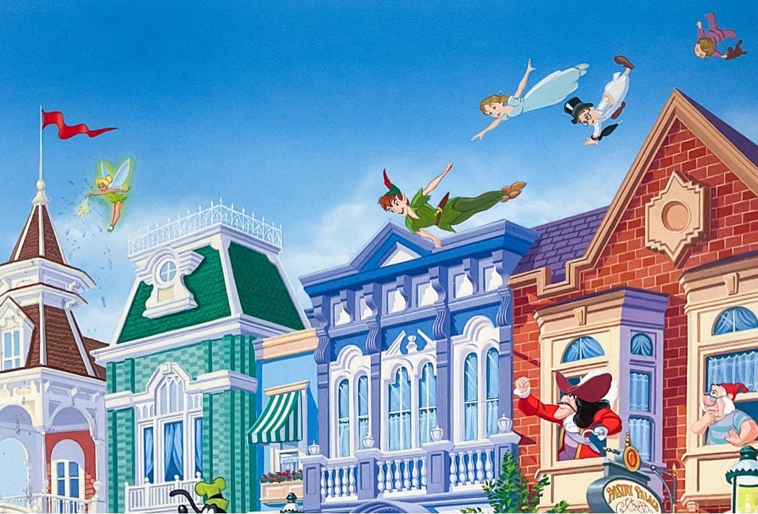 北*之様 【ディズニーアート】マニュエル・エルナンデス☆証明書つき版画☆額65×