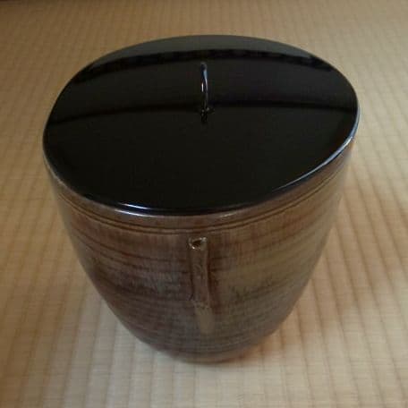 A9 茶道      高取焼水指  ( 高取貴恵造 )