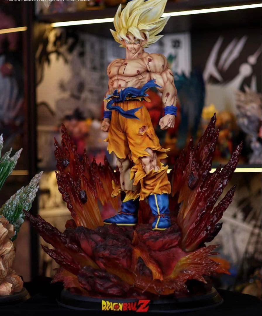 ドラゴンボール 1／4スケール　孫悟空　岩石版　フィギュア ガレージキット