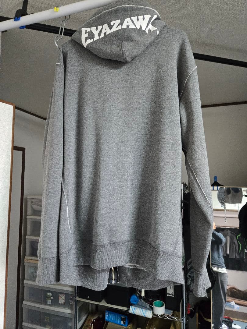 E.YAZAWA フード付きパーカー XL グレー