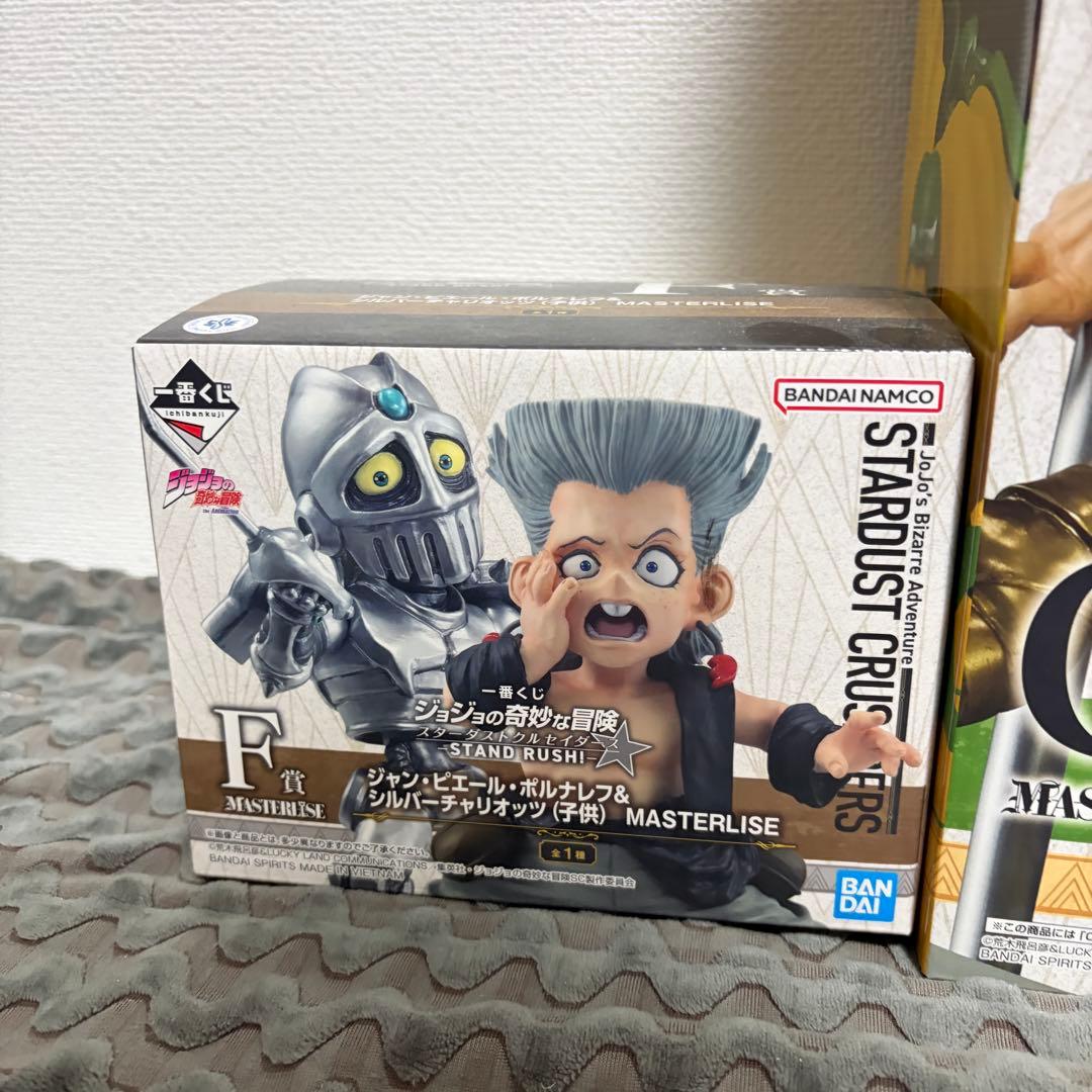 ジョジョ 一番くじ Ｃ賞 DIO Ｆ賞 ポルナレフ フィギュア 4点セット