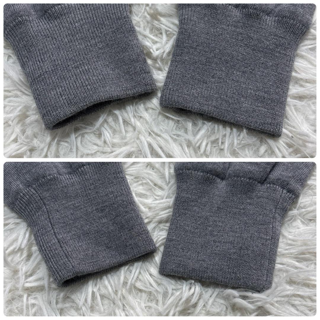 2021FW BEAMS GOLF グレー Vネックセーター S ウール