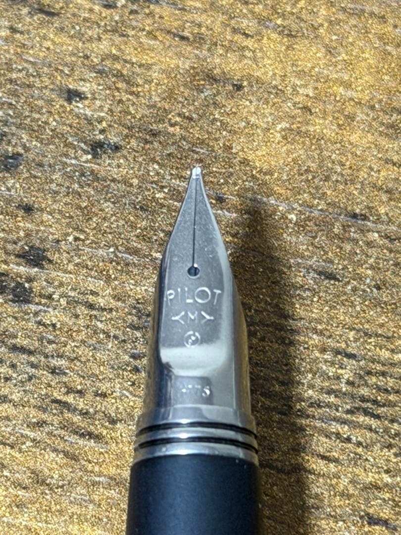 未使用　1975年製　艶消し　マットブラック　ミュー　パイロット　万年筆　中字