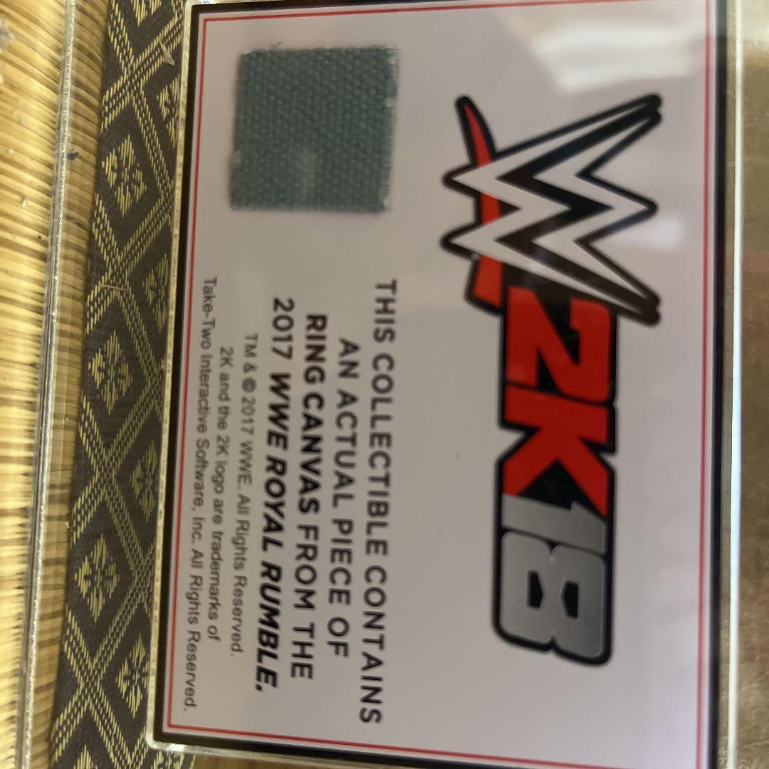 wwe 2K18ジョンシナフィギュア直筆サイン入り限定プレート