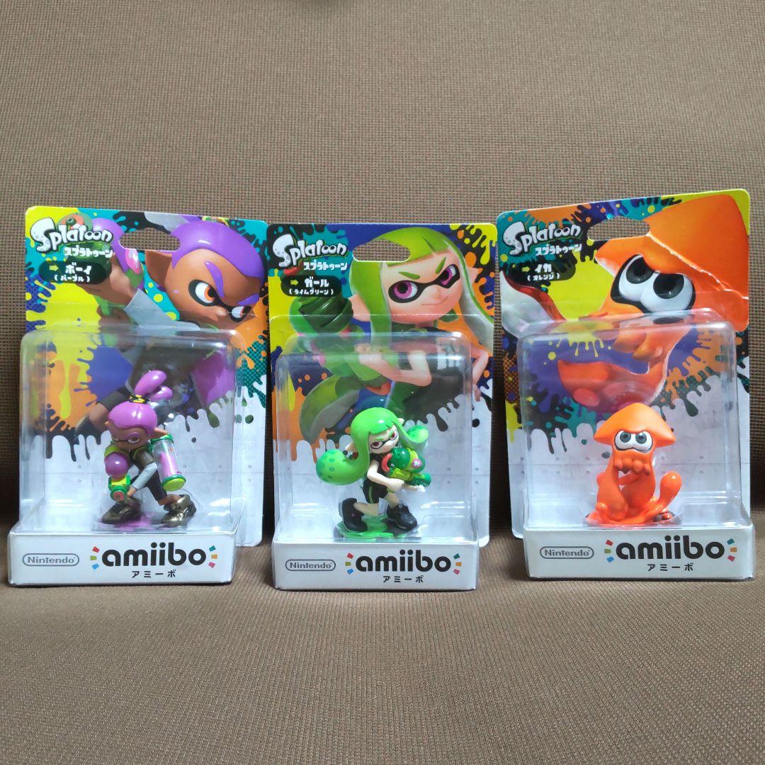 【未開封】Nintendo Splatoon amiibo 限定 3体セット