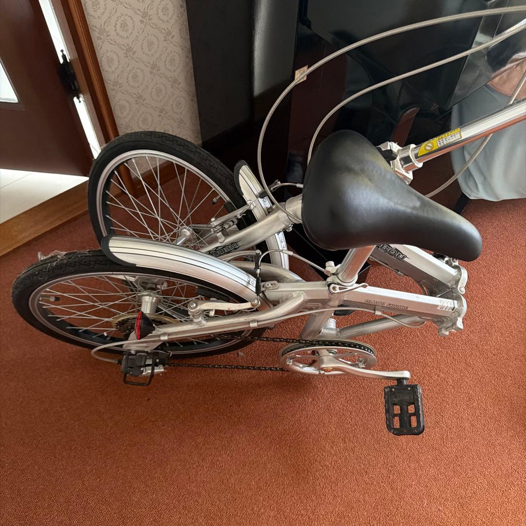 シルバー 26インチ シティサイクル