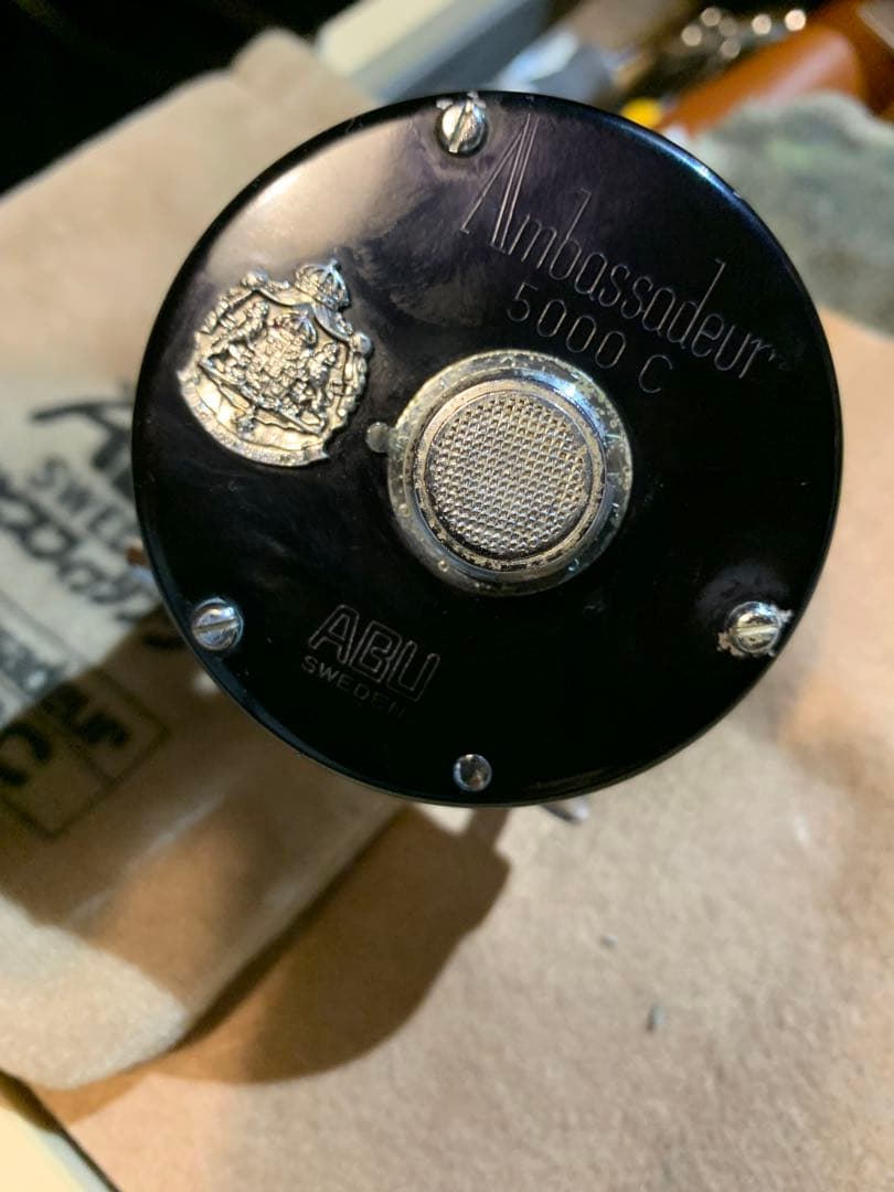 W*r様 ABU5000C アンバサダー 当時物 ベイトリール アブ(五十鈴リー