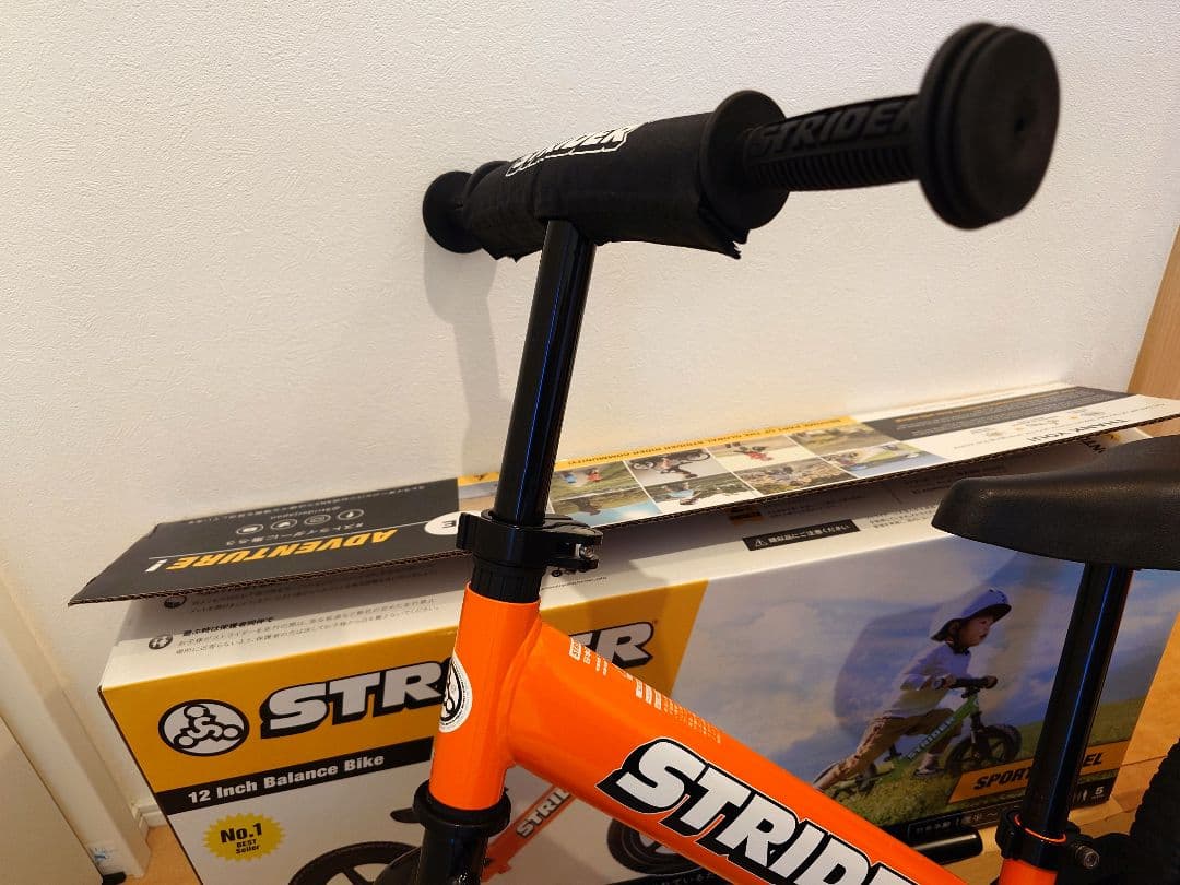 【美品室内保管】ストライダー12インチスポーツモデル オレンジ