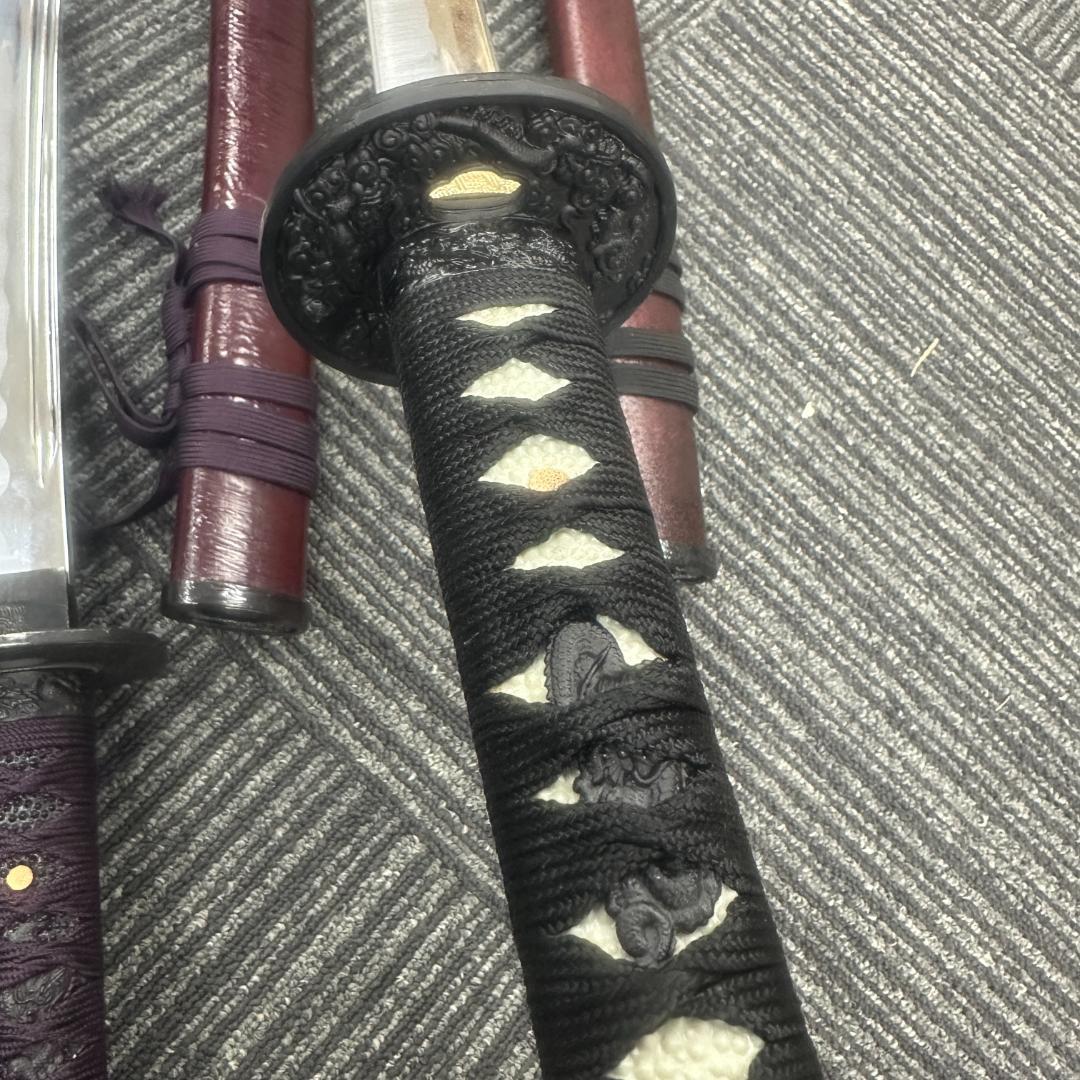 伝統的な日本刀 5本セット