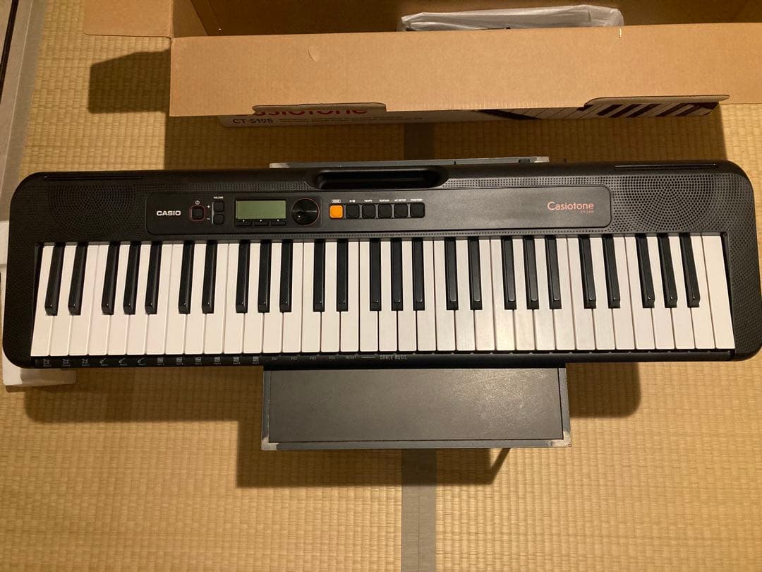 極美品 付属品完備 CASIO CasioTone CT-S195 61鍵盤
