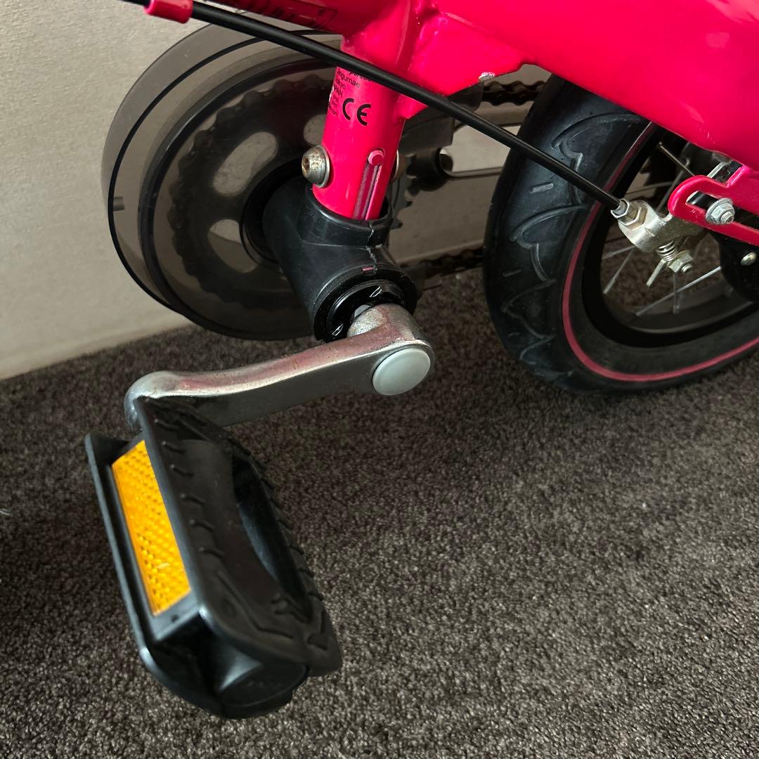 へんしんバイク　ピンク　12インチ　ビタミンファクトリー