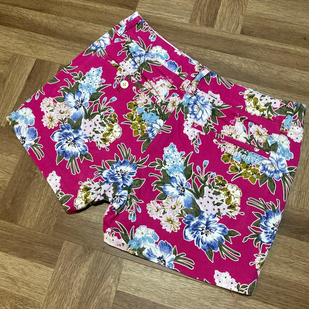 パーリーゲイツ♡ショートパンツ♡ピンク♡花柄♡カタログ掲載♡上田桃子プロ♡M