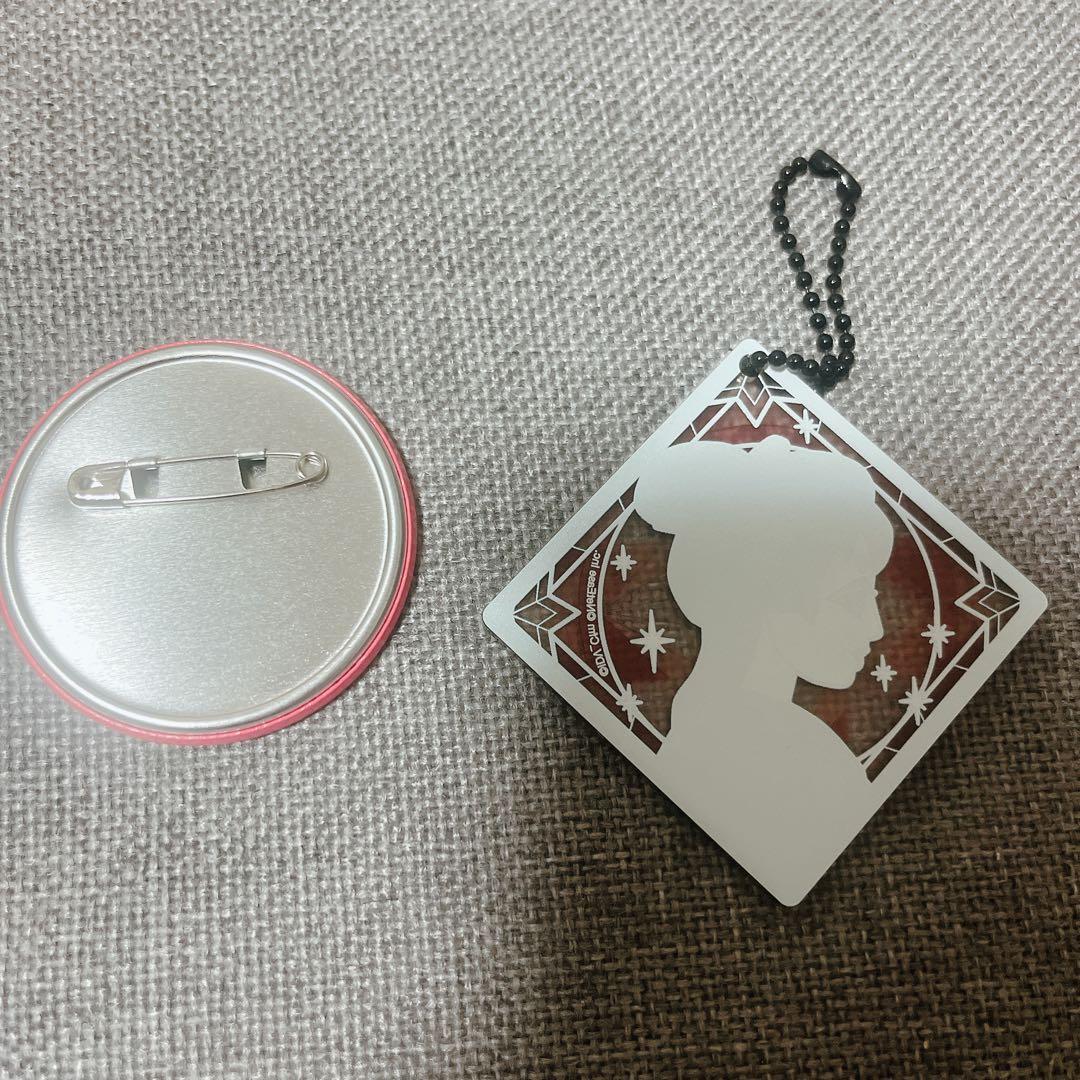 第五人格 コミケ　アクリルキーホルダー　缶バッジ 芸者　美智子